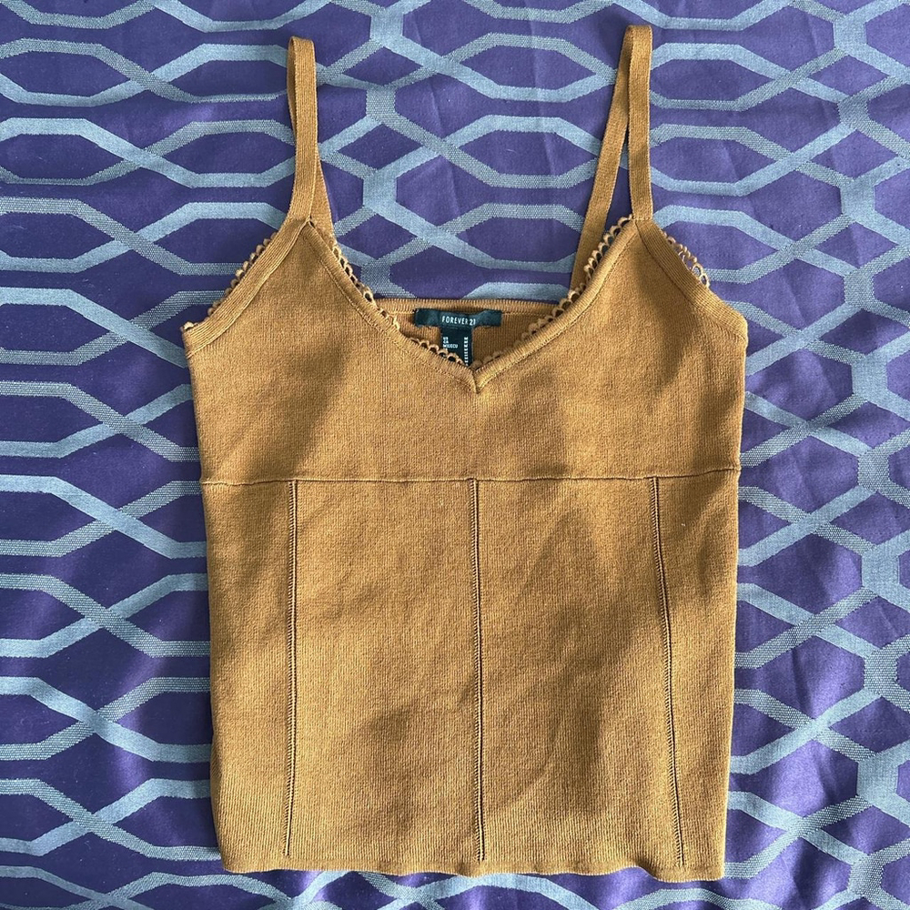 Brown Forever21 Tank-top